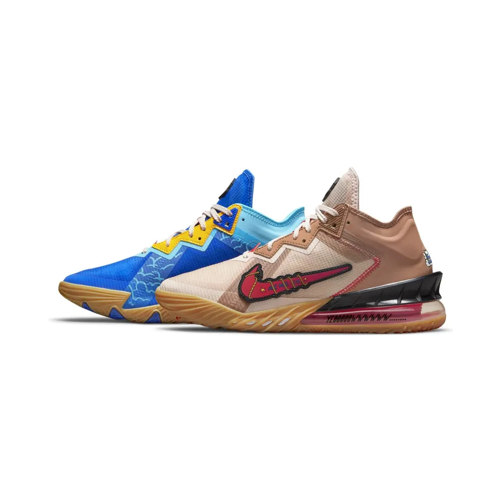 Nike LeBron 18 Low Wile E. x Roadrunner (2021) (CV7562-401)