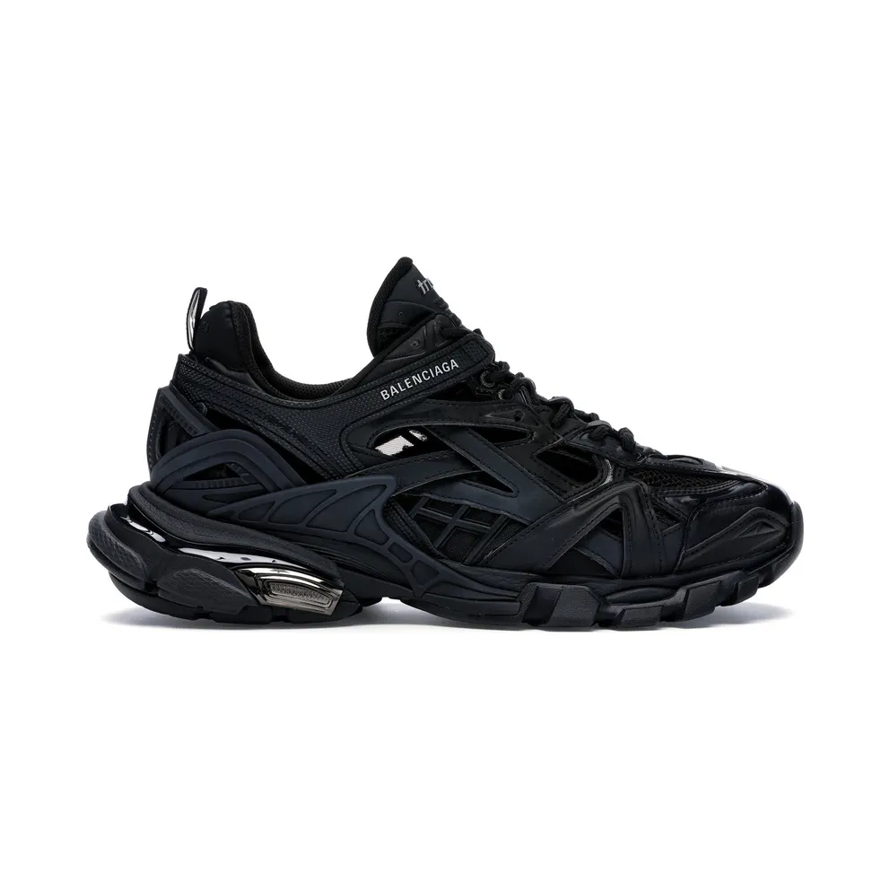 Balenciaga Black Track.2 Open Sneakers (568614-W2GN1-1000)