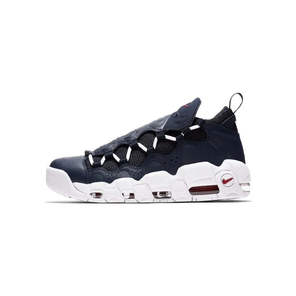 Nike Air More Money Obsidian Obsidian/White-Gym Red (AJ2998-400)