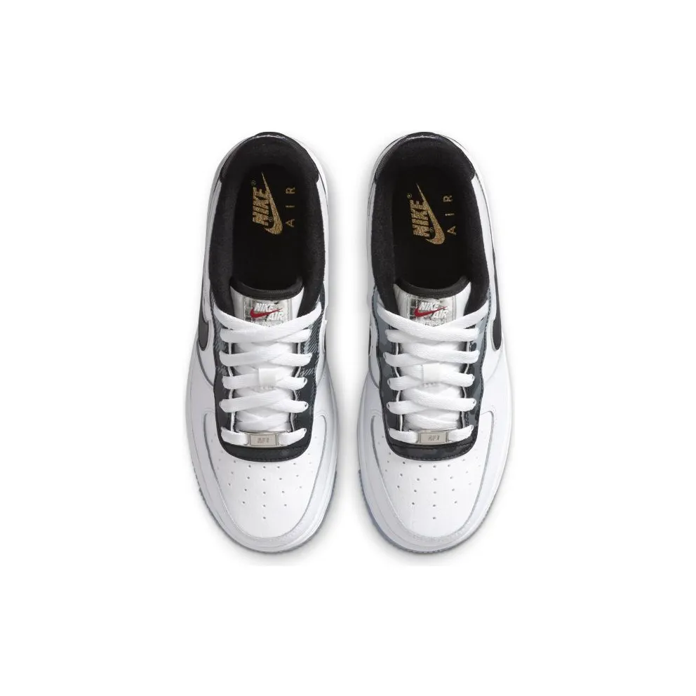 Nike Air Force 1 Low Remix White (GS) White/Black-Pure Platinum-Metallic Silver (DB2016-100)