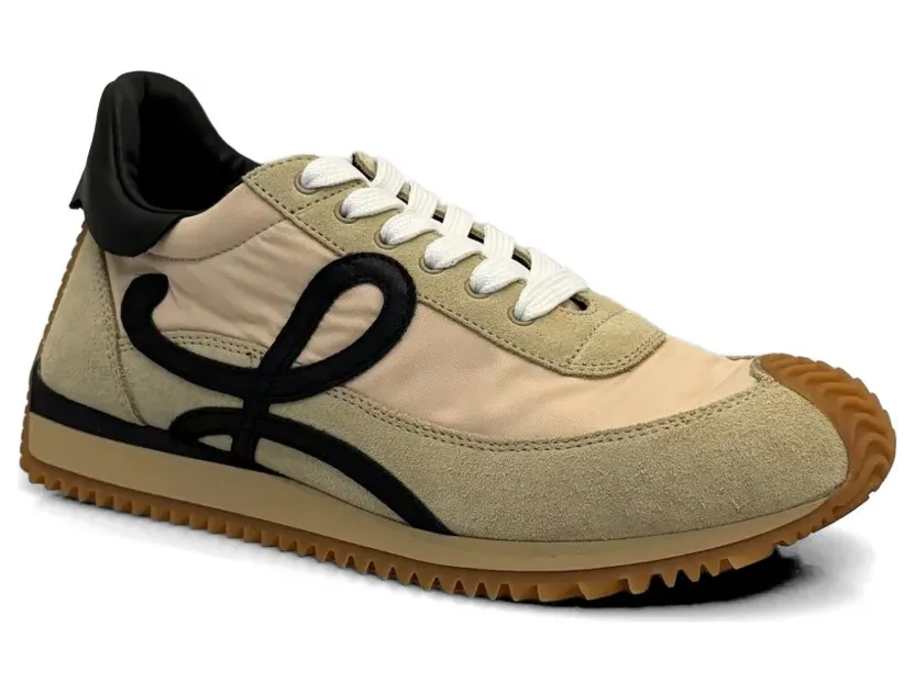 LOEWE Flow Runner 2.0 sneakers met logo-applicatie – Goud (LFR2282X05)