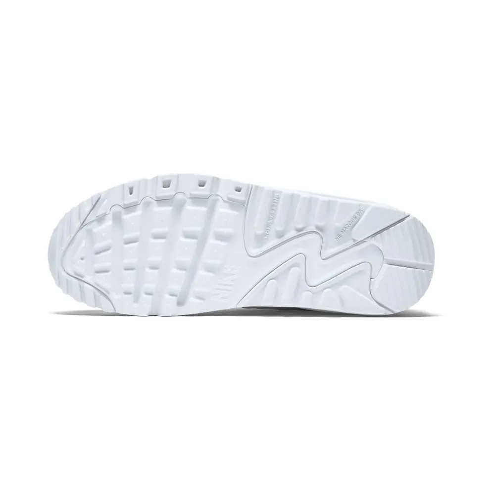 Nike Air Max 90 White Leather (GS) (833412-100)
