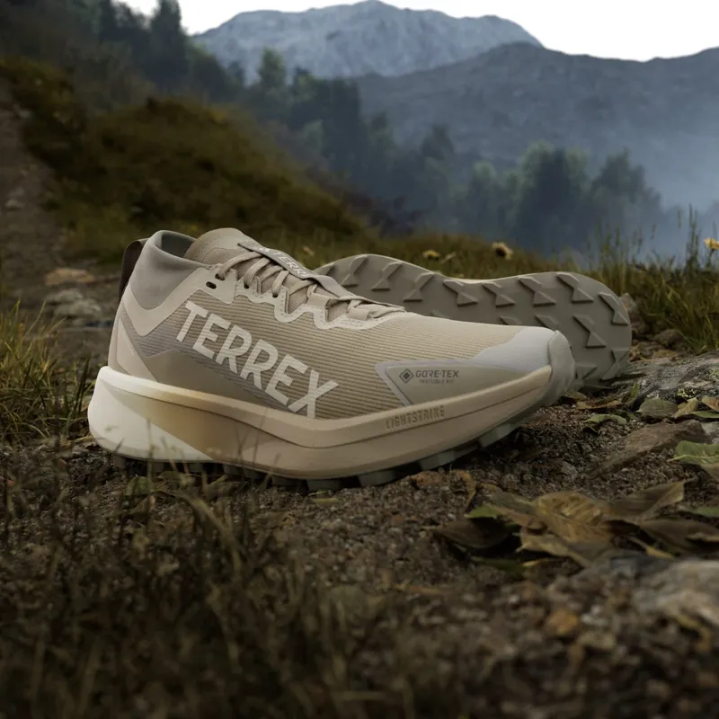 adidas Terrex Agravic Gore-Tex Trail Blanch Cargo Alumina Putty Beige (JR1507)