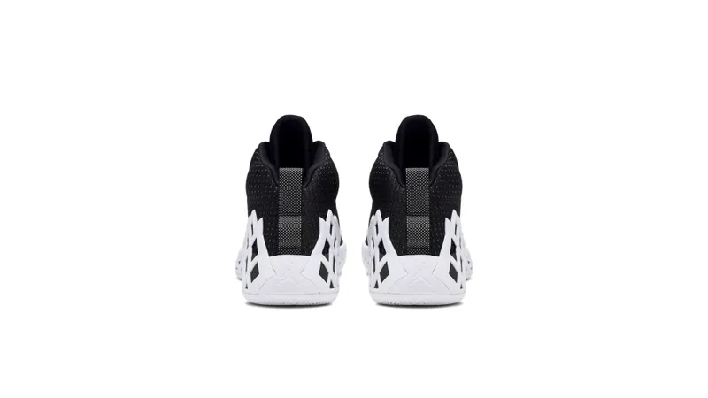 Jordan Jumpman Diamond Mid Black White Black/Metallic Silver-White (CI1204-001)