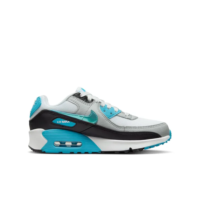 Nike Air Max 90 GS “Blue Lightning Metallic” (FD0678-100)