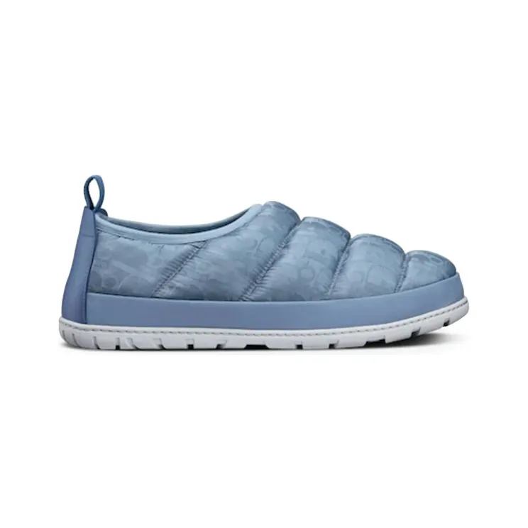 Dior Snow Slipper Blue Oblique Technical Fabric (3SA089ZHN_H500)