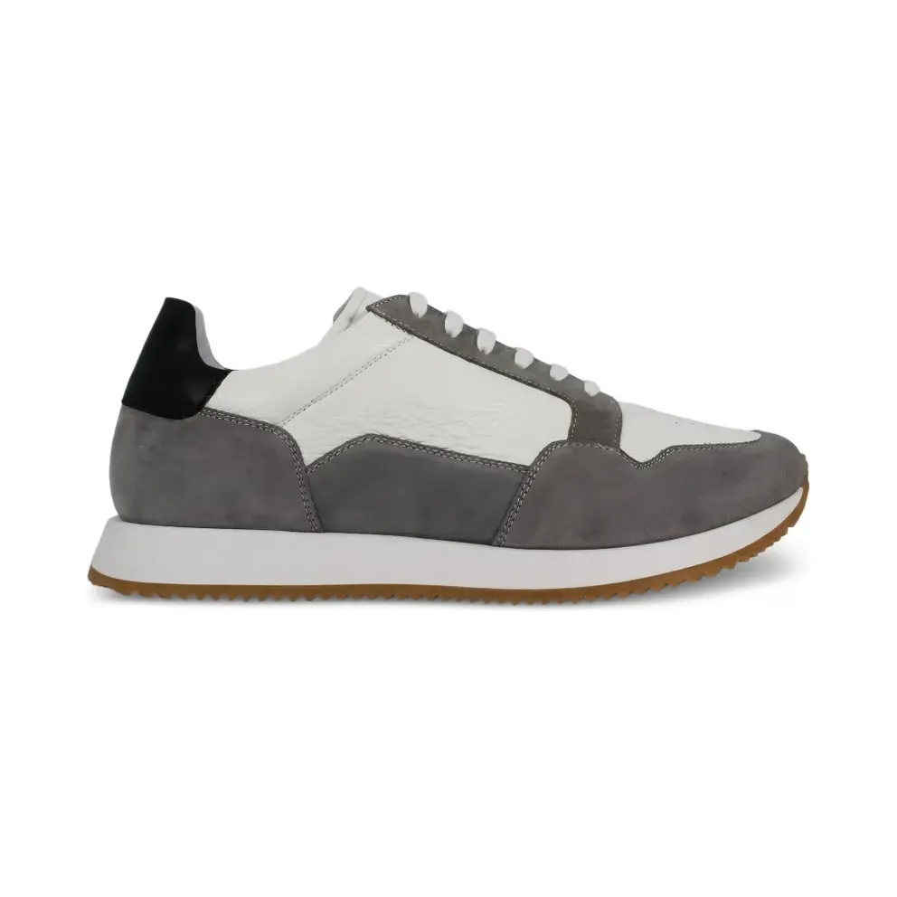 G. Brown Shoes mit Kontrasteinsatz – White (PRESTO858)