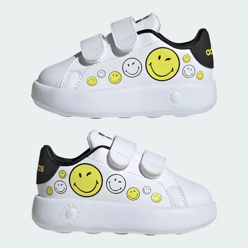 Adidas adidas Smiley Advantage Kids’ Shoes Cloud White / Bright Yellow / Core Black (IH6257)