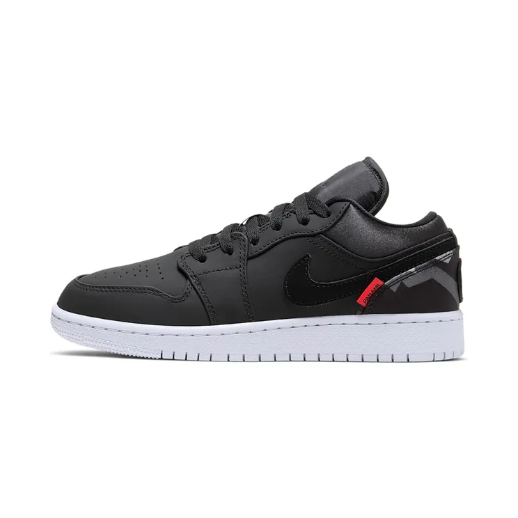 Paris Saint-Germain x Air Jordan 1 Low BG Black/Infrared 23-White (CN1077-001)