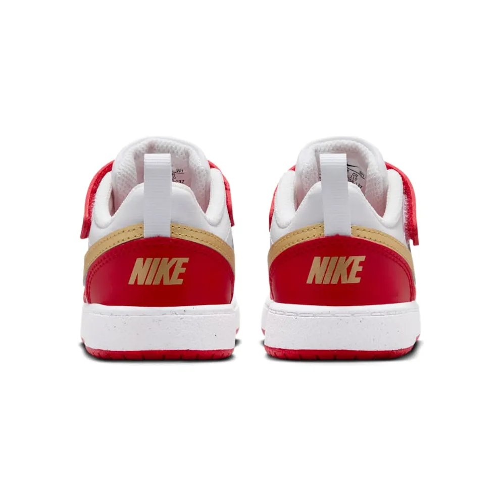 Nike Court Borough Low Recraft White University Red Gold (DV5458-137)