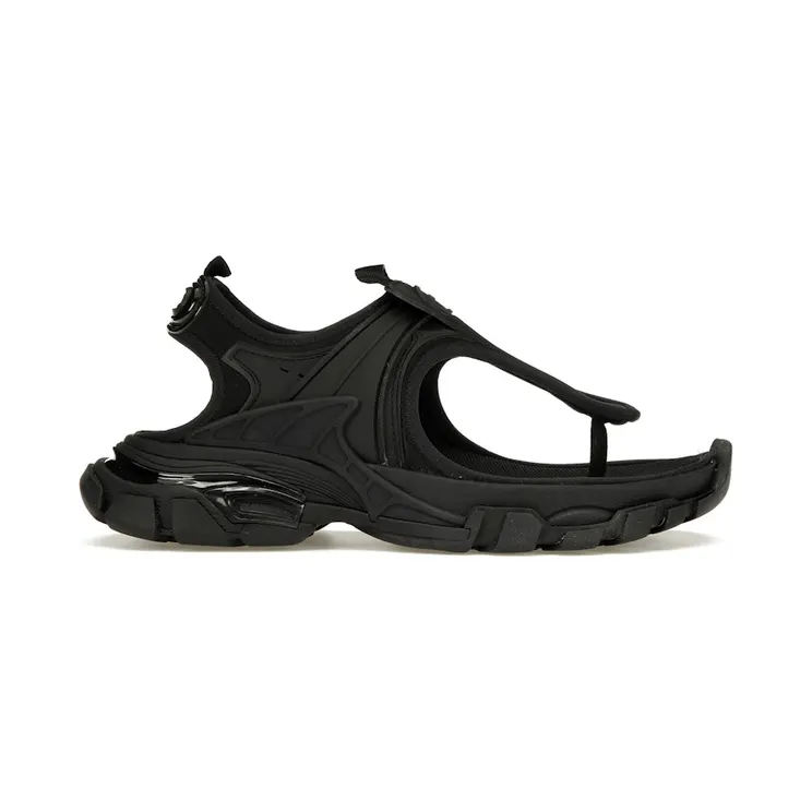 Balenciaga Track Thong Sandal Black (W) (618089W2PA11000)