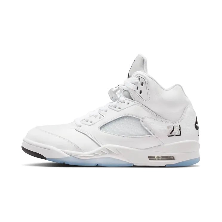Air Jordan 5 White Metallic (2026) “White / Metallic Silver / Black” (HQ7978-103)