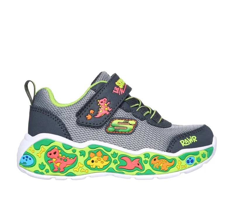 Skechers Play Scene Sneaker Houtskool/Limoen