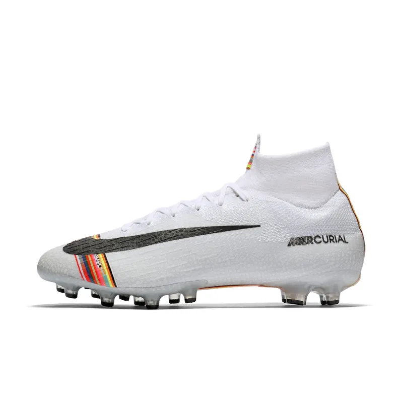 Nike Mercurial Superfly 6 Elite AG Pro White Black White/Black-Pure Platinum (AJ3546-109)