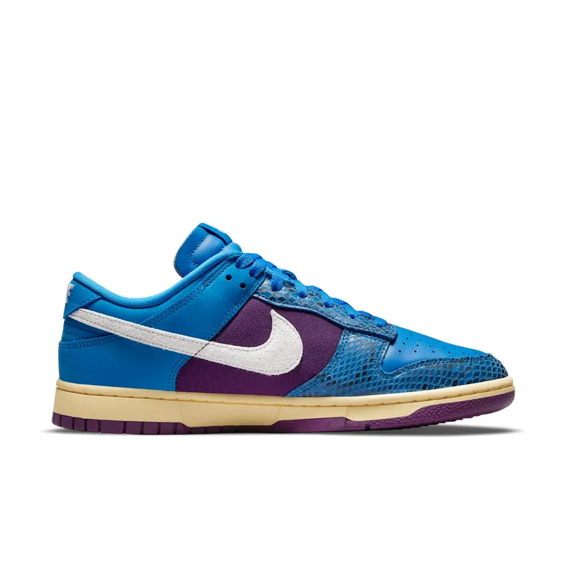Nike x Undefeated Dunk Low SP vs. AF1 (2021) – “Royal / Purple-white” (DH6508-400)