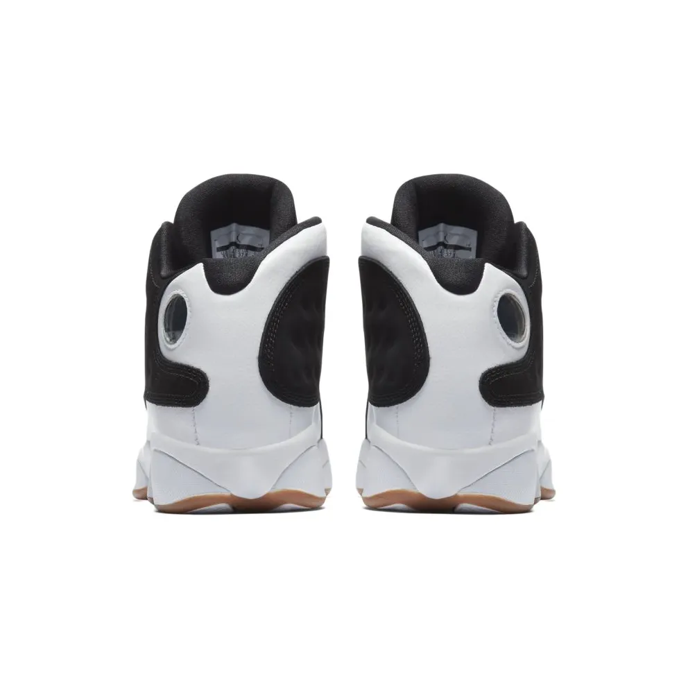 Jordan 13 Retro Black White Gum (GS) Black/Metallic Gold-White-Gum Medium Brown (439358-021)