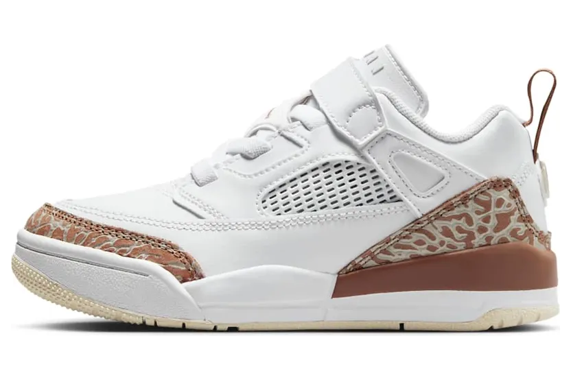 Jordan Spizike Low “White / Archaeo Brown / Light Bone / Pink Oxford” (FQ3951-101)