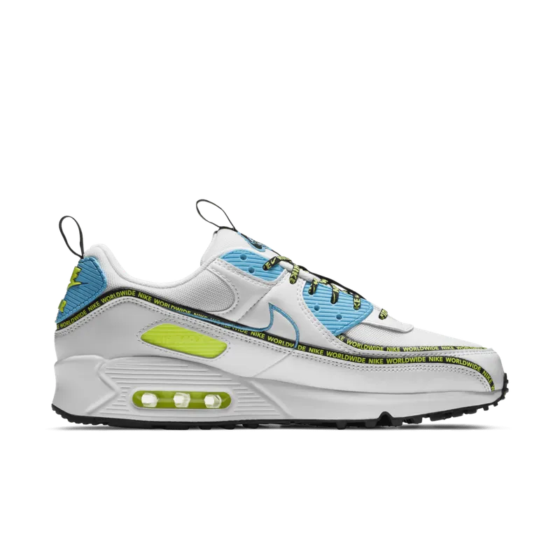 Nike Air Max 90 SE Worldwide White/Black/Volt (CZ6419-100)