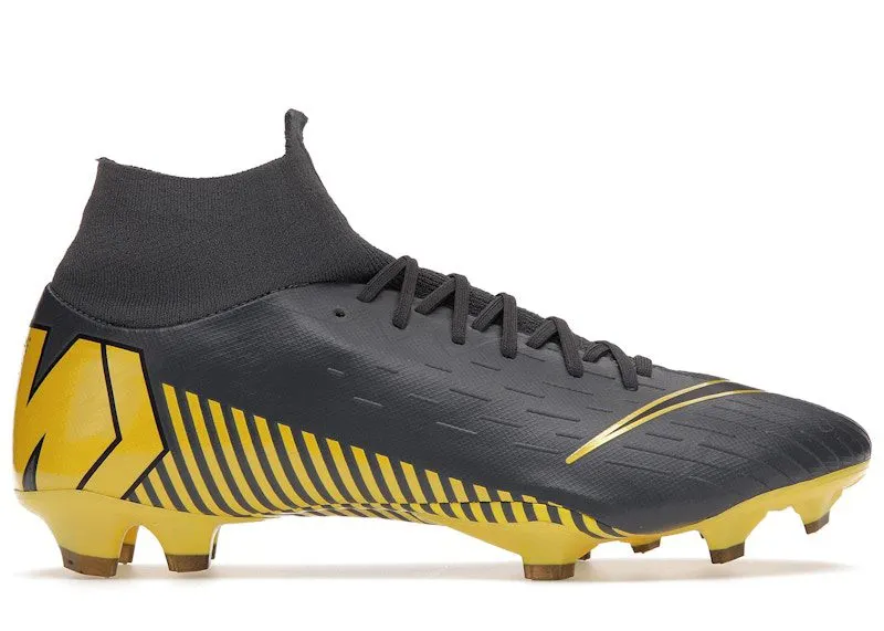 Nike Mercurial Superfly 6 Pro FG Grey Opti Yellow (AH7368-070)