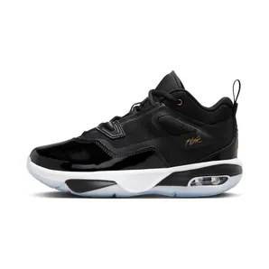 Jordan Stay Loyal 3 “Black / White / Football Grey / Metallic Gold” (FB9922-002)