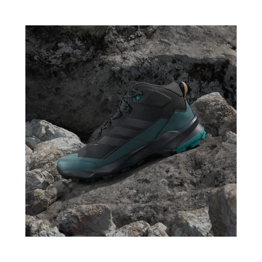Adidas Terrex Skychaser AX5 Mid GORE-TEX Hiking Shoes Core Black / Carbon / Pure Teal (JQ2206)