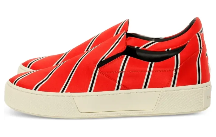 Balenciaga Gestreepte slip-on jurk “Red” (444713W0480)
