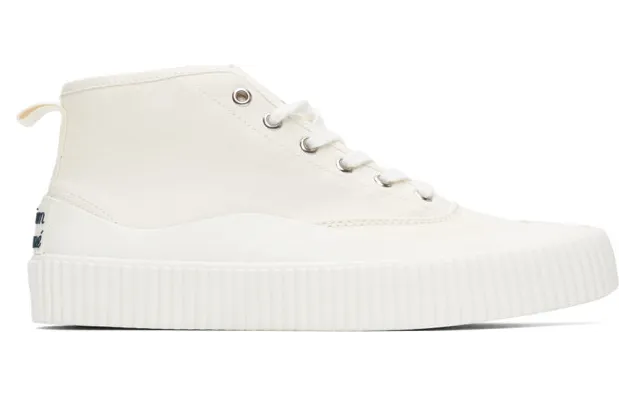 Maison Kitsune Off-White New Sole High-Top Sneakers (FU04709WW9000)