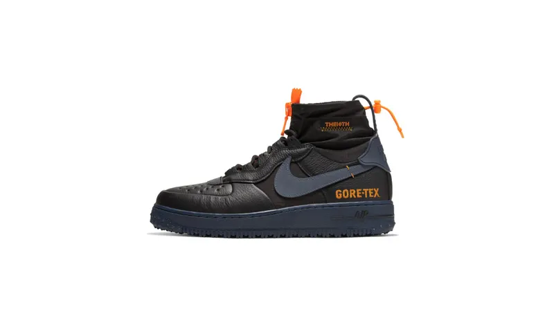 Nike Air Force 1 Winter Gore-tex Black Bright Ceramic Thunder Blue Black/Bright Ceramic-Clear-Thunder Blue (CQ7211-001)