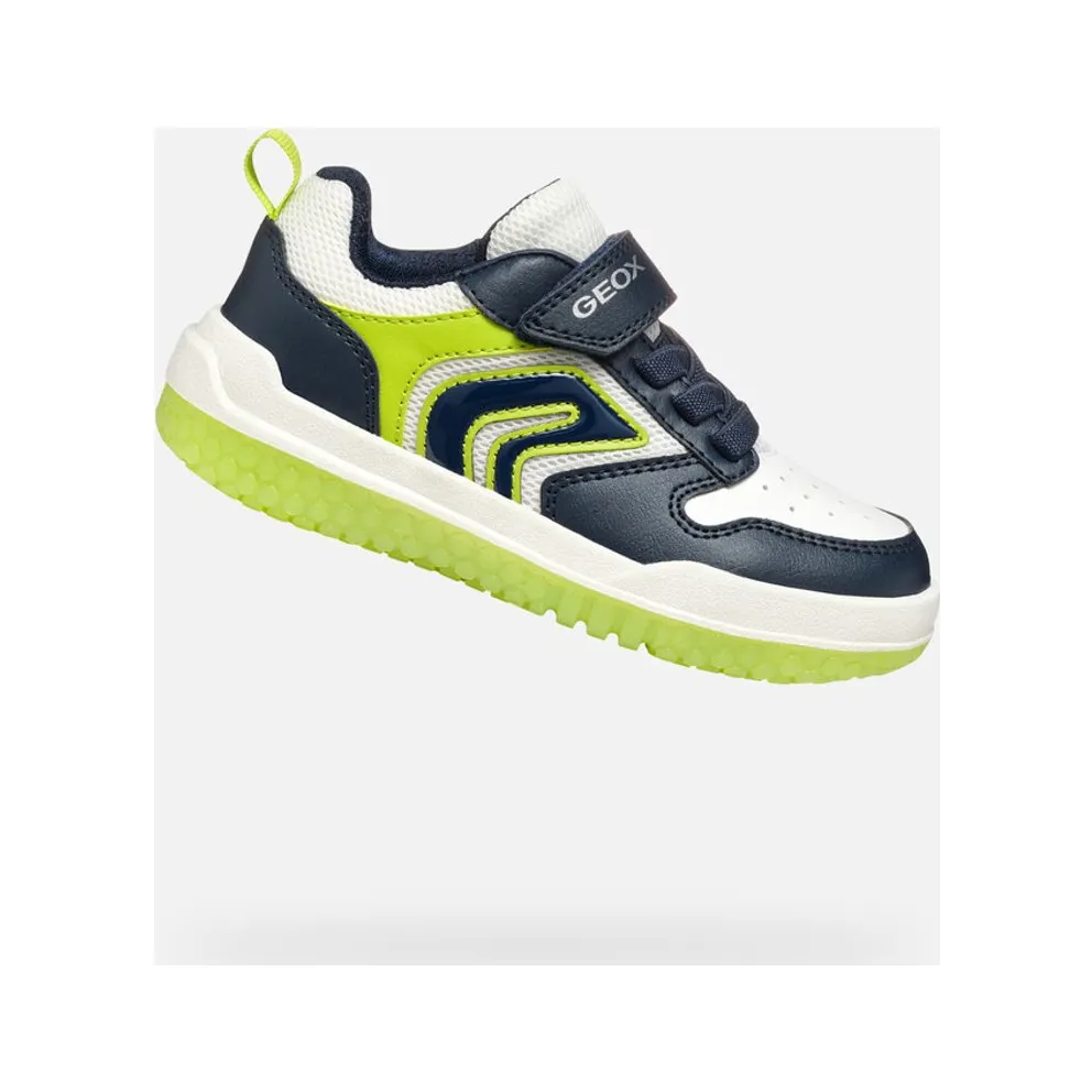 Geox sneaker Marineblauw/Lime (J55MCB0FE14C0749)