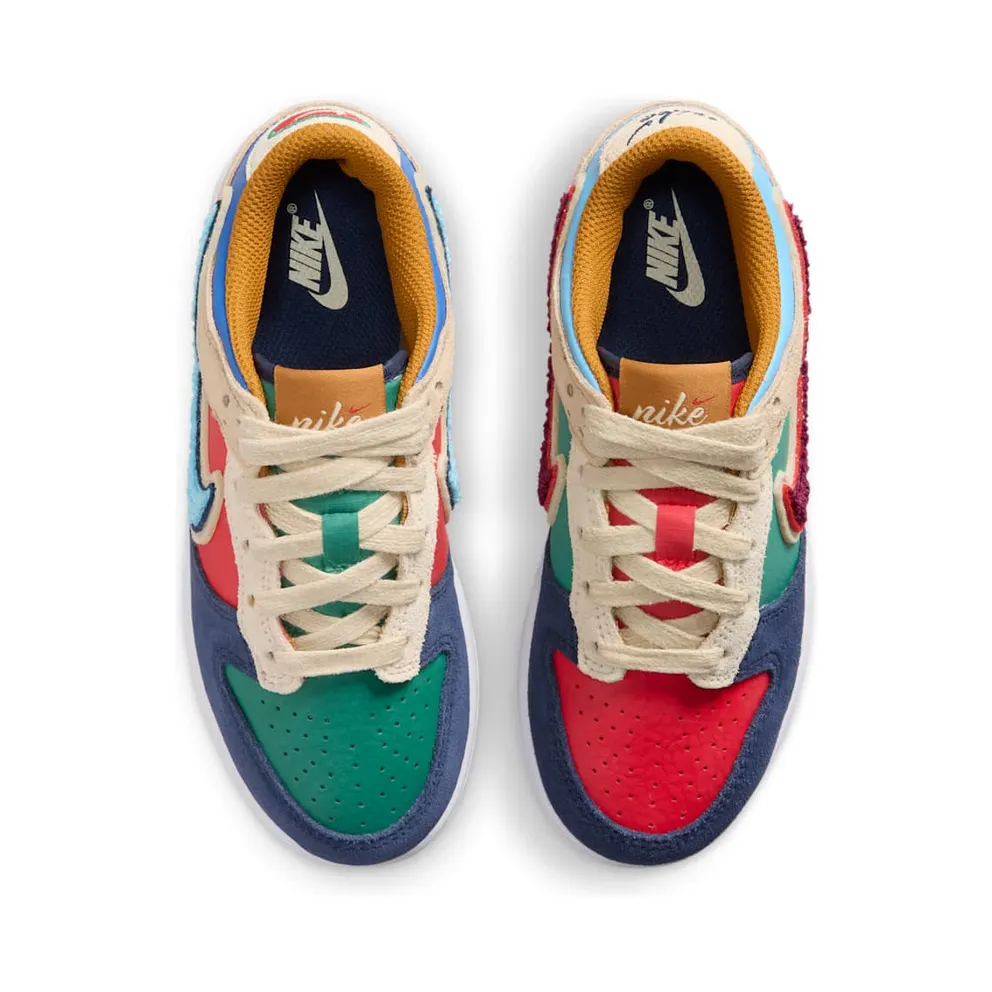 Nike Dunk Low PS “Midnight Navy / Green Noise / Linen / Speed Red” (IV6202-410)