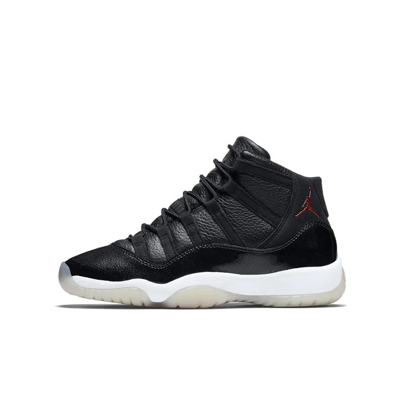 Jordan 11 Retro 72-10 (GS) Black/Gym Red-White-Anthracite (378038-002)