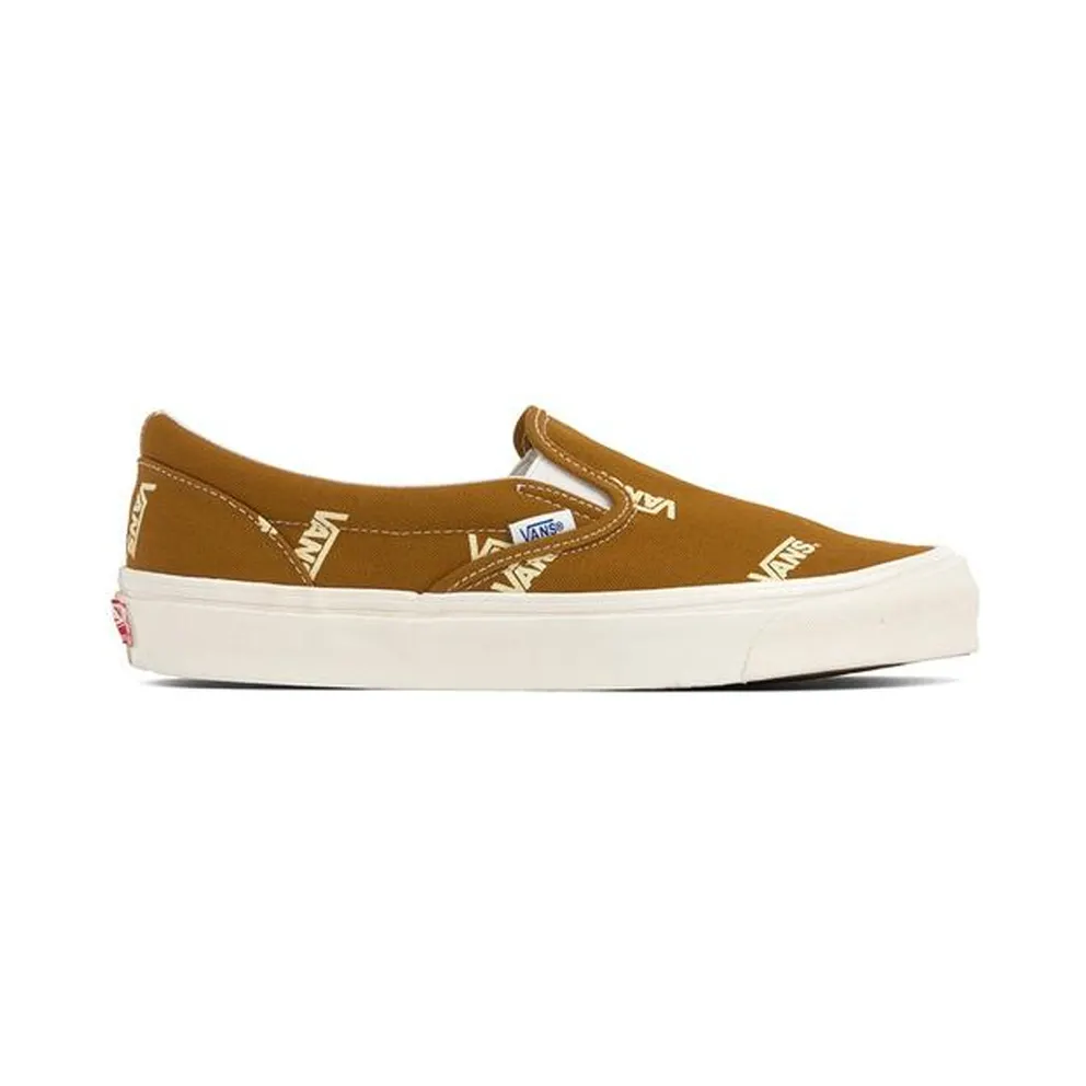 Vans Slip-On Multi-Logo Brown Buckthorn Brown/Rutabaga (VN0A45JKVQG)