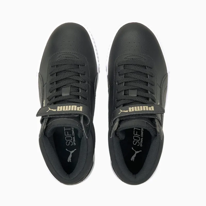 PUMA Carina Mid Youth Black/Black/Gold (374440-03)