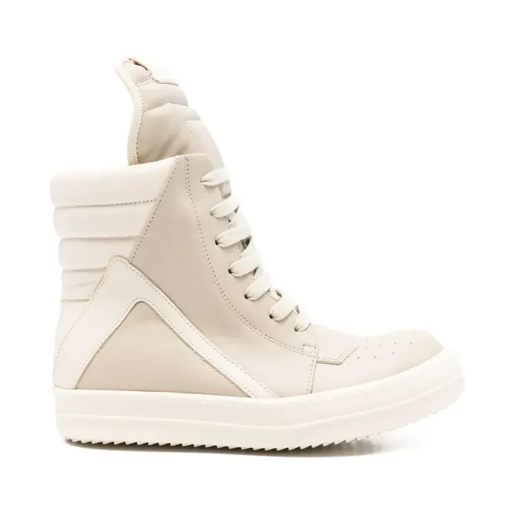 Rick Owens High-Top-Sneakers mit Schnürung Nude (RP01F6894LCO)