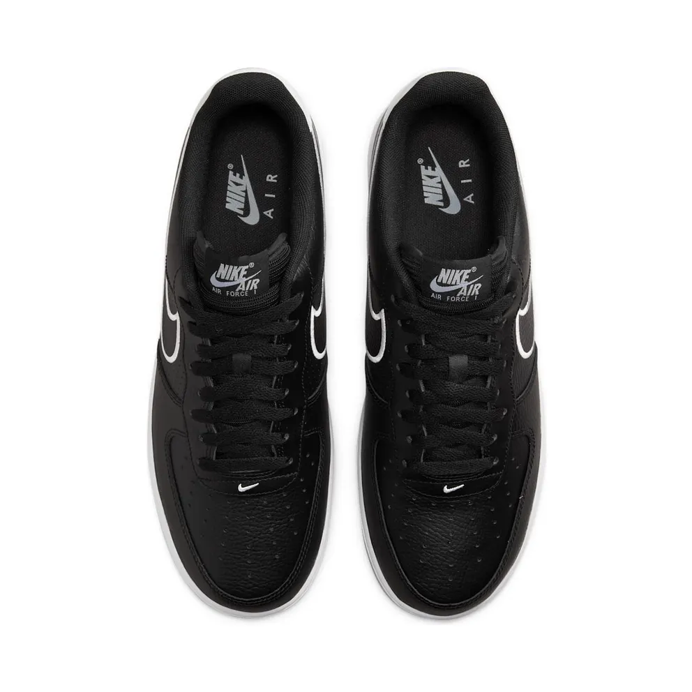 Nike Air Force 1 Low Embroidered Swoosh “Black / White / Photon Dust” (FJ4211-001)