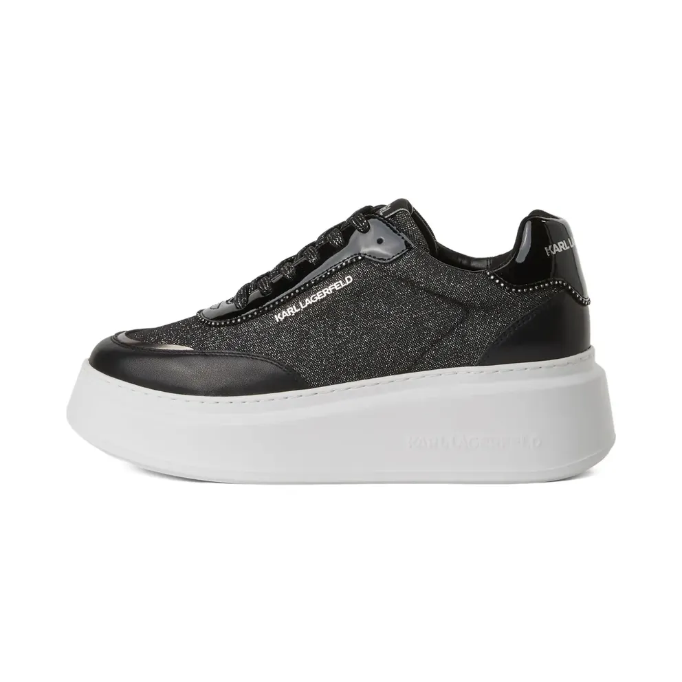 Karl Lagerfeld Anakapri sneakers met plateauzool – Schwarz (KL63509A999)