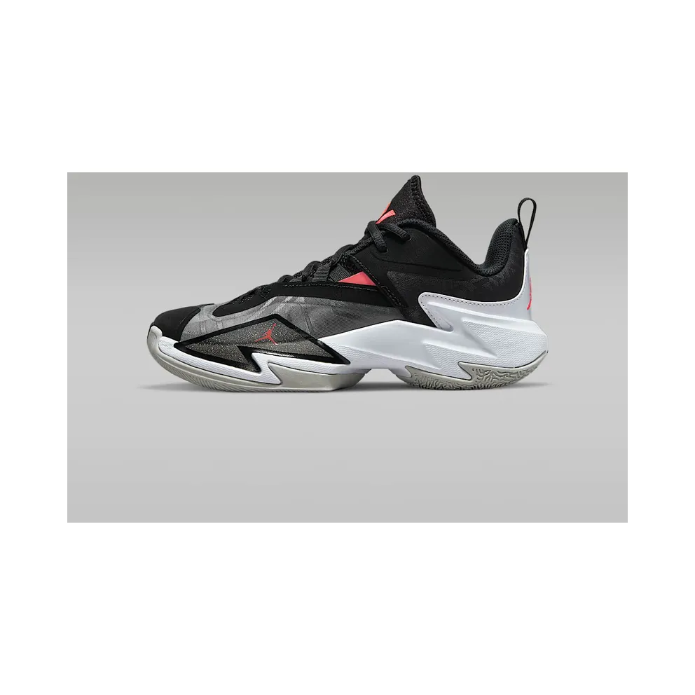 Jordan One Take 3 “Black / White / Grey Fog / Bright Crimson” (DC7702-001)