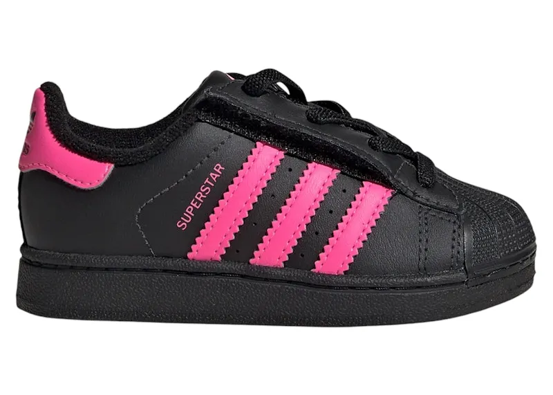 adidas Superstar II Comfort Closure Core Black Lucid Pink (JP8662)