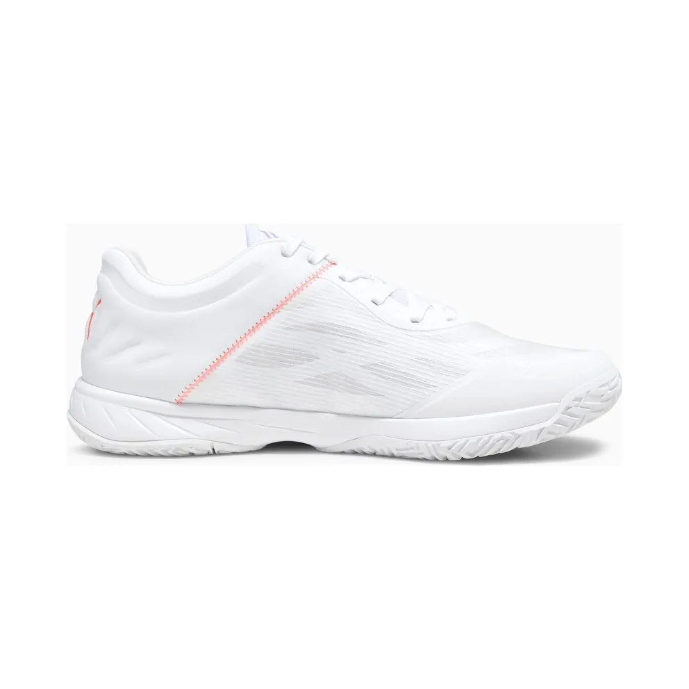 Puma Accelerate Turbo W+ Indoor Shoes White/Pink/Grey (107474-01)