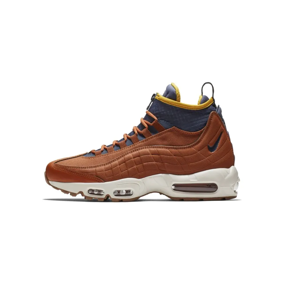 Nike Air Max 95 Sneakerboot Dark Russet Thunder Blue Dark Russet/Thunder Blue-Light Bone-Yellow (806809-204)