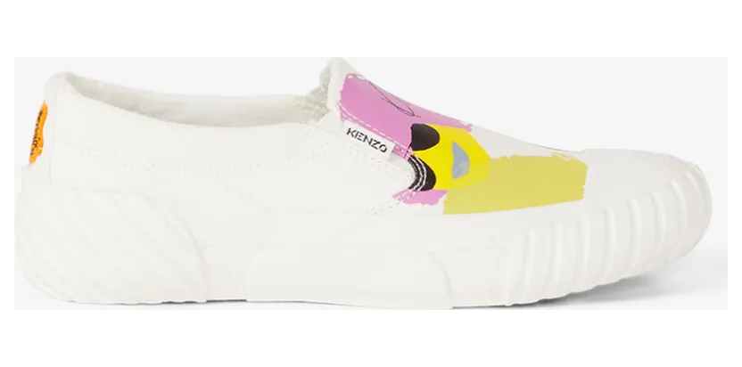 KENZO Baskets sans lacets 'Kenzo Tribute' en toile (FC52SN420F73)