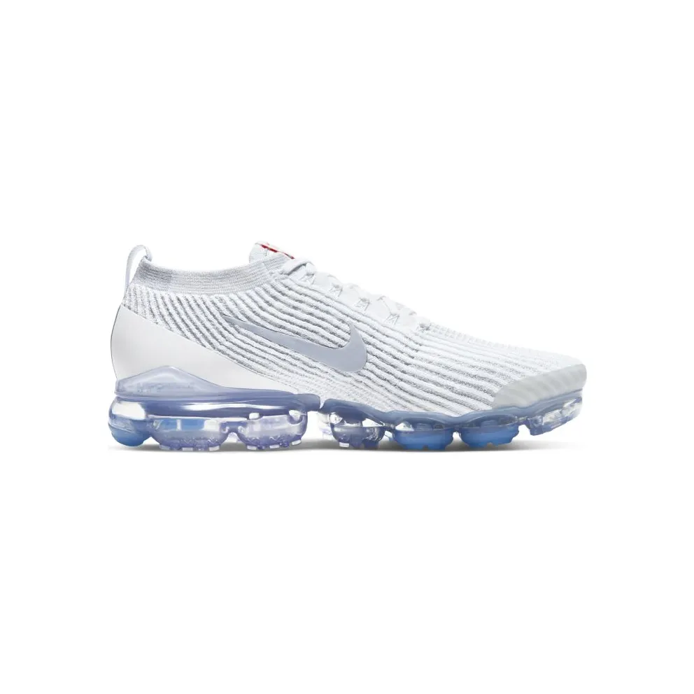 Nike Air VaporMax Flyknit 3 One Of One White/Pure Platinum-Grey Fog-Cerulean (CW5643-100)