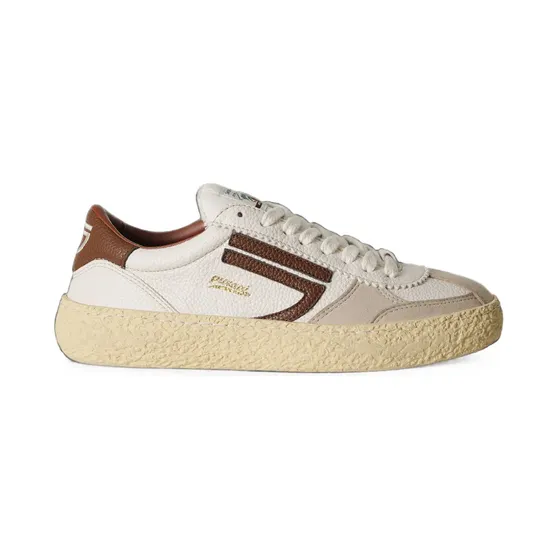 Puraai 1.01 Vintage suede panelled “White” (PU101VD099)