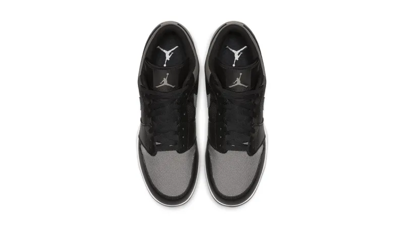 Jordan 1 TD Low Shadow Black/Soft Grey-White-Soft Grey (AV5292-002)