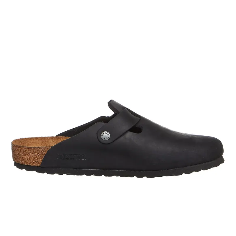 Birkenstock Boston Clog “Oiled Leather – Black” (0059461)