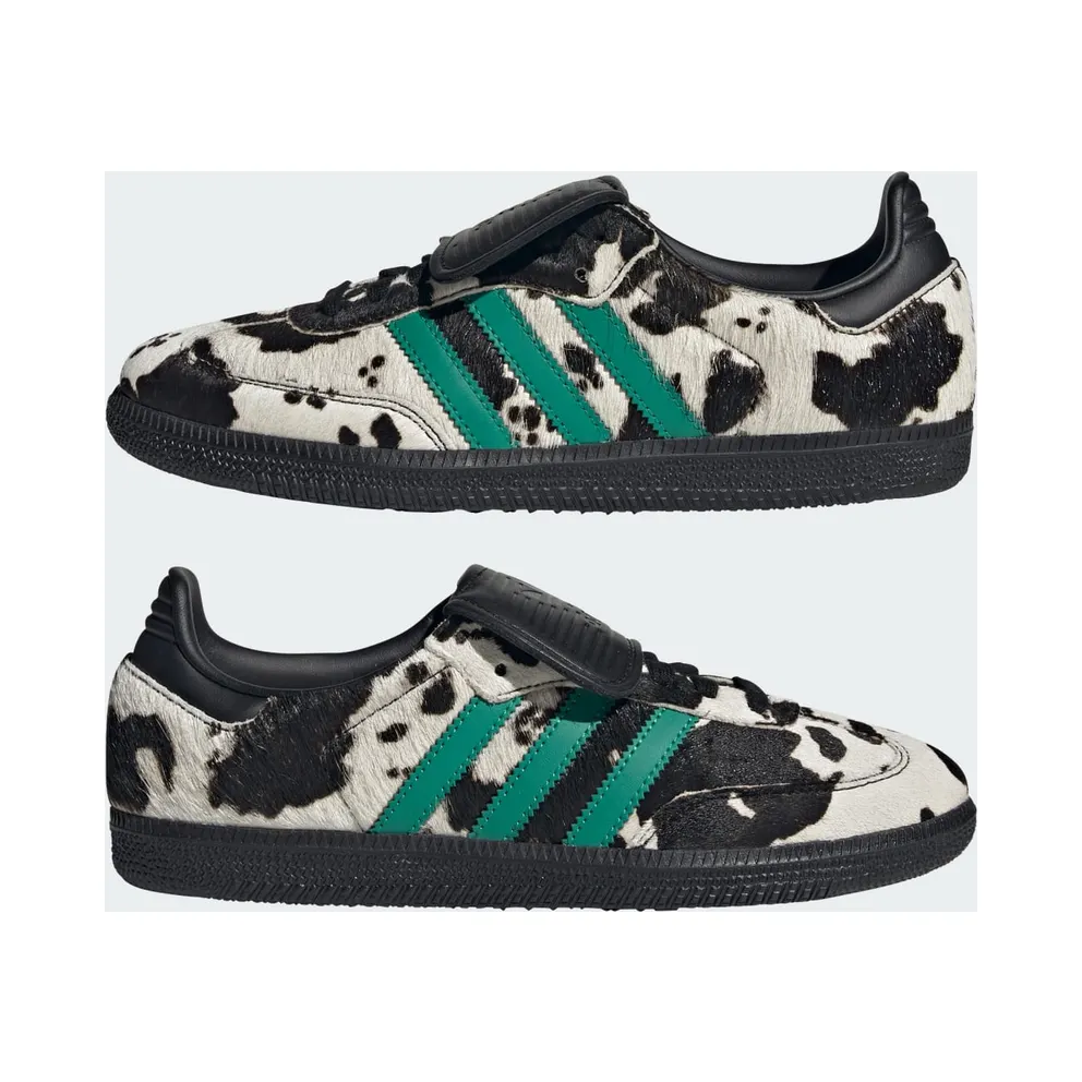 Adidas Samba LT Core Black / Lucid Blue / Gold Metallic “Animal Print” (JS3930)