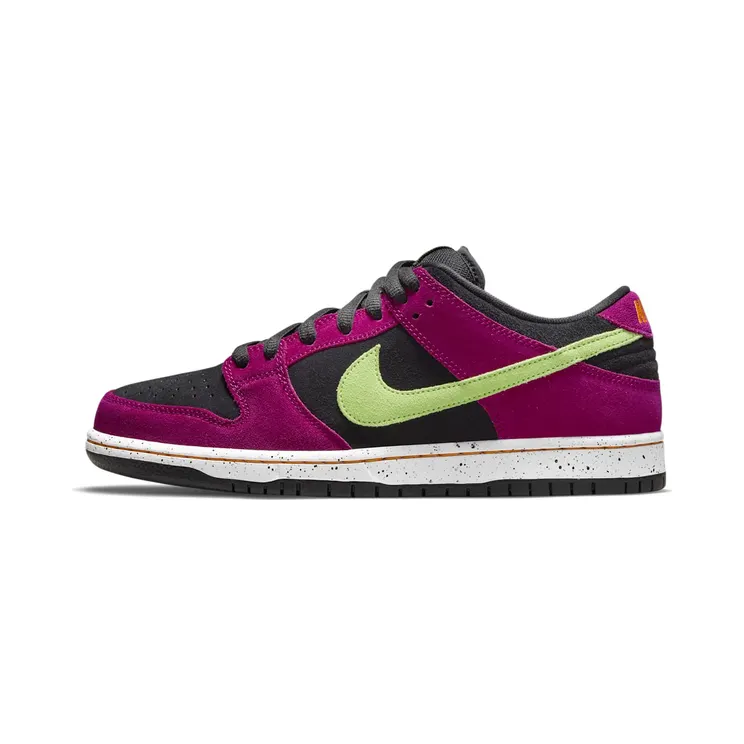 Nike SB Dunk Low Pro ‘Red Plum’ (2021) – “Redplum / Citron / Black / Taxi” (BQ6817-501)
