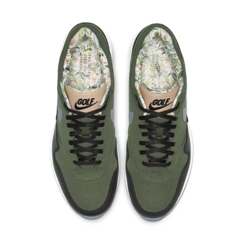 Nike Air Max 1 Golf Enemies of the Course Cargo Khaki/Black-Summit White-Cool Grey (CJ9903-308)