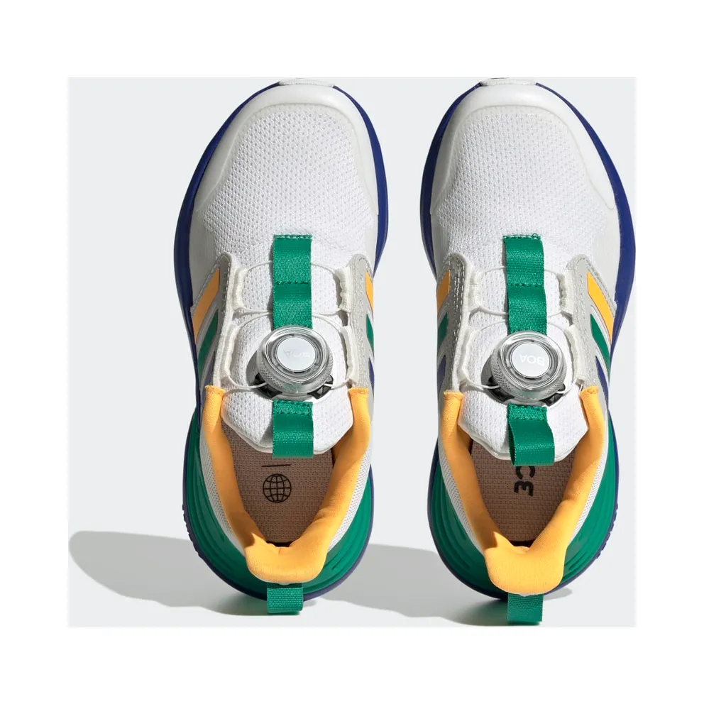Adidas RapidaSport Bounce BOA Closure Cloud White / Lucid Blue / Court Green (HP2568)