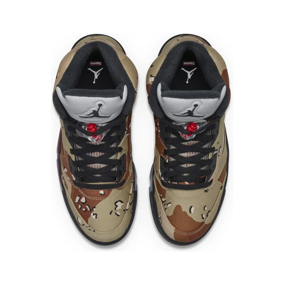 Air Jordan x Supreme Nike AJ V 5 Retro Desert Camo (824371-201)